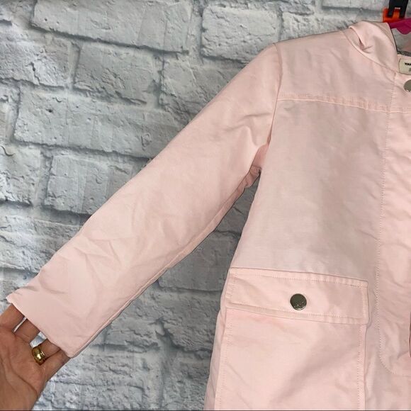 Young
Dimension snap front coat with hood light pink size 5/6 - Picture 2 of 7